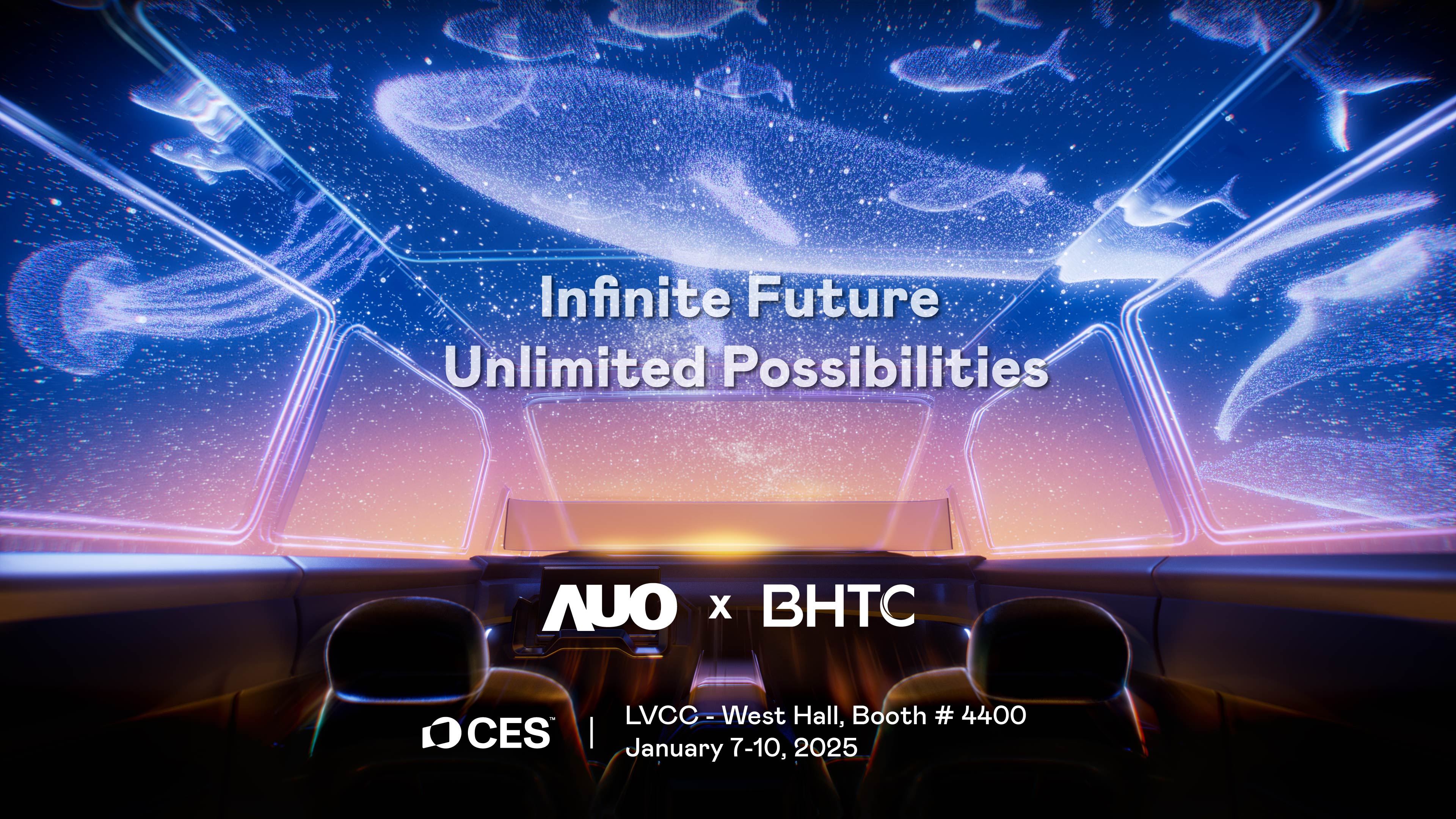 PA真人
以Infinite Future, Unlimited Possibilies为主题，联合BHTC于CES 2025扩大规模展出